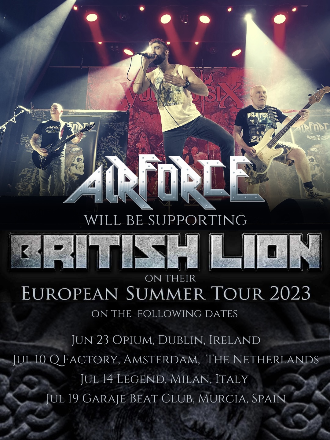 Airforce British Lion Summer tour 2023